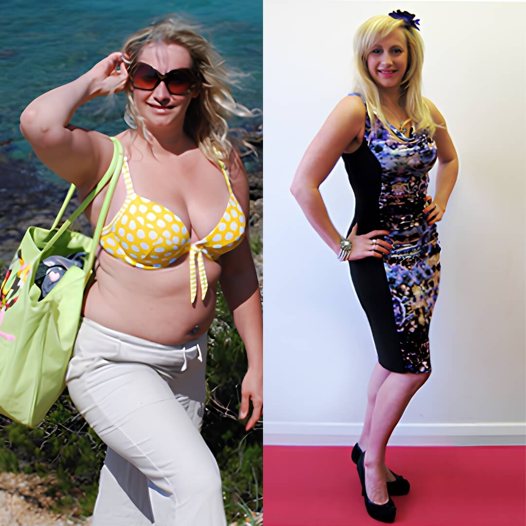 Nicole's progress photographs