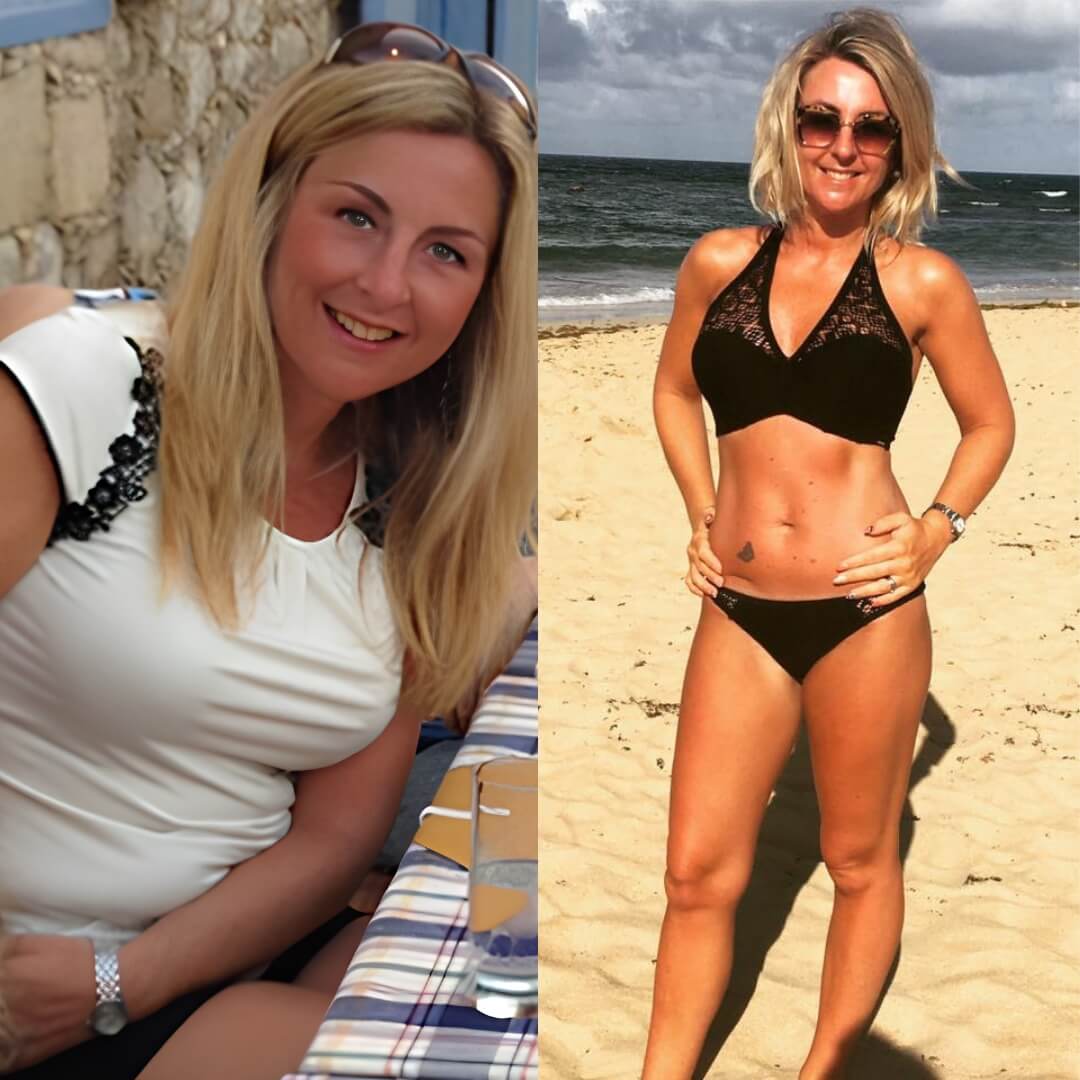 Serena's progress photographs