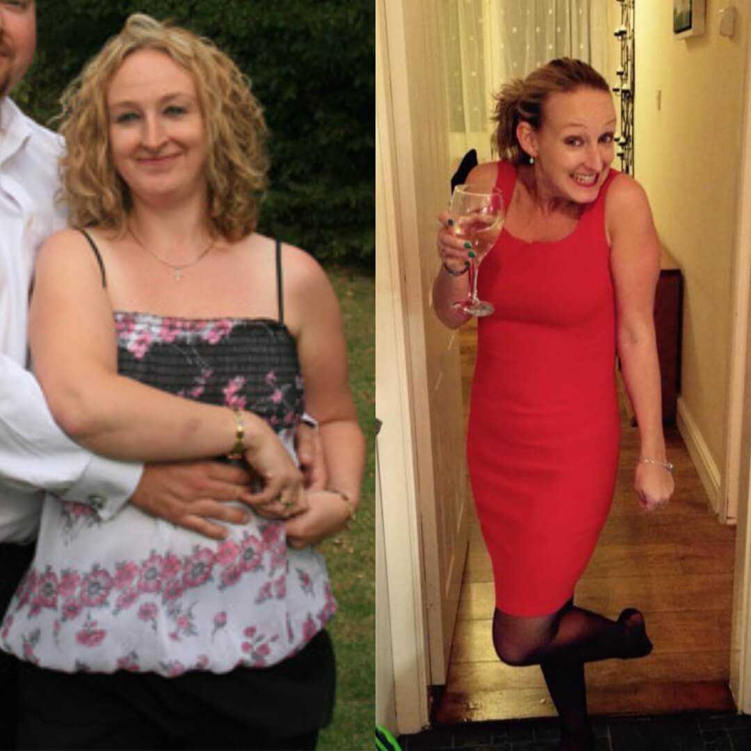 Nicky's progress photographs